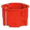 Boîte d'encastrement pour murs creux fi60mm rouge brique