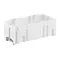 Boîte d'installation bipolaire pour goulotte de câblage fi60mm 48x71x142mm blanc