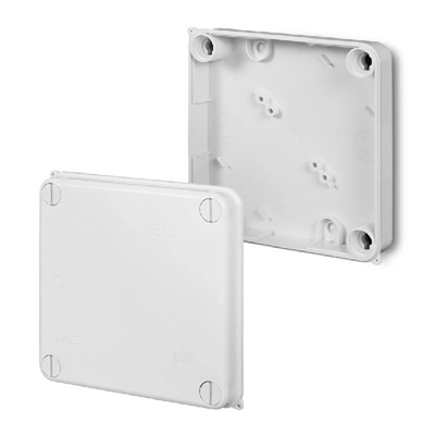 Boite hermétique EP-LUX sans insert 135x135x58mm IP55 blanc