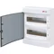 Boîtier apparent 24 mod. porte transparente ECT24PT-s