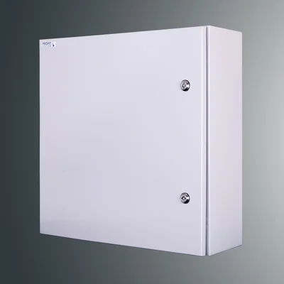 Boîtier avec plaque de montage PSH 606020 PROFIT 600x600x200 ; IP65 ; IK10 ; RAL7035, verrouillage hermétique -D5