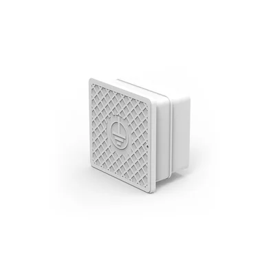 Boîtier de commande pour façade 140x140x100mm blanc