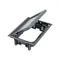 Boîtier de sol Simon Connect WSC-FB24112-1 pour 8 prises K45 ou 4 prises SIMON500, avec couvercle de 12 mm et serrure ; gris