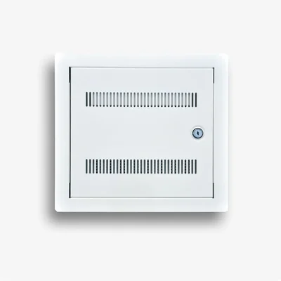 Boîtier de télécommunications EmiterNet type PW1Z (avec serrure), dimensions : 355 x 330 mm (largeur x hauteur)