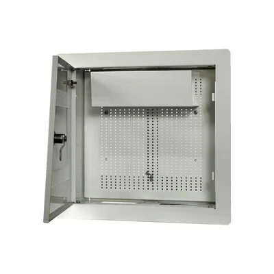 Boîtier de télécommunications EmiterNet type PW1Z (avec serrure), dimensions : 355 x 330 mm (largeur x hauteur)