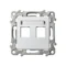 Boîtier de vérin double Keystone SZAFIR droit - Blanc