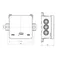 Boîtier d'installation mural NS5 FASTBOX&HOOK, gris