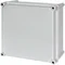 Boîtier en polyester SB-33G pour montage en surface, avec plaque de montage en polyester et couvercle gris