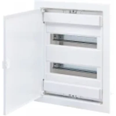 Boîtier encastré ECG28, porte métallique 24+4mod