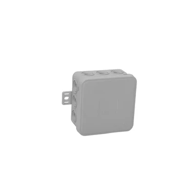 Boîtier flexible V5 75 x 75 x 41 mm IP54, fermeture à 12 boutons avec couvercle, couleur frêne