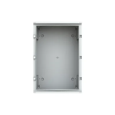 Boîtier gris GMB5, 120 m, IP66, classe II, 855 x 590 x 330 mm (H x L x P) | vide | sans porte | sans N+PE