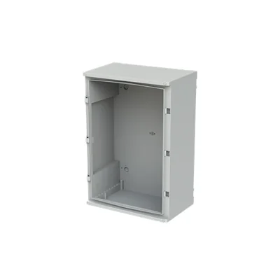 Boîtier gris GMB5, 120 m, IP66, classe II, 855 x 590 x 330 mm (H x L x P) | vide | sans porte | sans N+PE