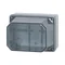 Boîtier hermétique FG 150x110x140, couvercle transparent IP56