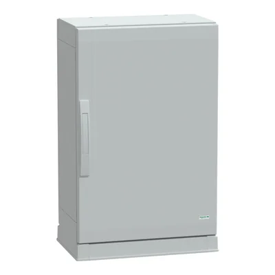 Boîtier PLAZ IP54 en polyester avec fond ouvert 750 x 500 x 320 mm, ensemble de panneaux