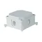 Boîtier presse-étoupe en saillie 103x103x60mm IP44 blanc