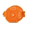 Boîtier série à encastrer avec vis S60GFw fi60mm orange profond