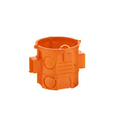 Boîtier série à encastrer S60DF fi60mm orange foncé
