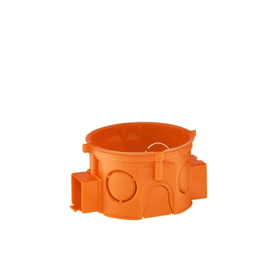 Boitier série encastrable S60KF fi60mm, plaque orange