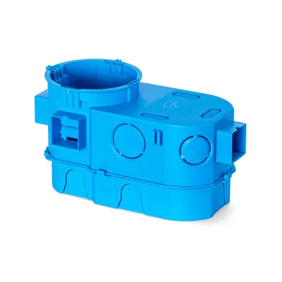 Boîtier sériel à encastrer pour l'électronique, fermé d'un côté SE2x60G 2xfi60 super deep blue