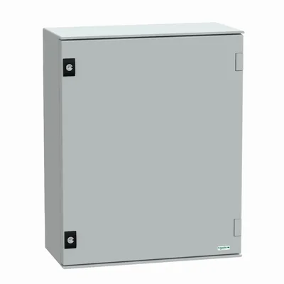 Boîtier suspendu PLM en polyester avec plaque galvanisée IP66 530 x 430 x 200 mm, PanelSet