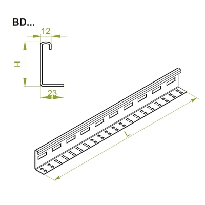 Bok drabiny BDPH50/3 N