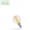 Bola LED E-14 230V 4W COG WW ESPECTRO TRANSPARENTE