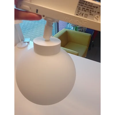 BOLA MODERNA para embarrado 10W 3000K IP20 blanco