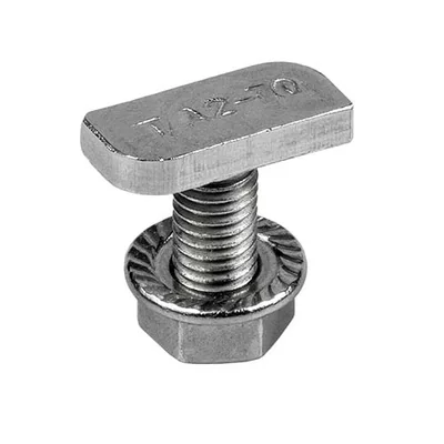 Bolt with nut for attaching the optimizer