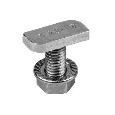 Bolt with nut for attaching the optimizer
