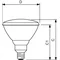 Bombilla 175W, E27