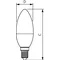 Bombilla CorePro LEDcandle ND 5-40W E14