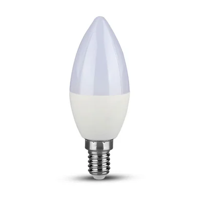 Bombilla LED C35 de 4,5 W / Color: 6500 K / Base: E14