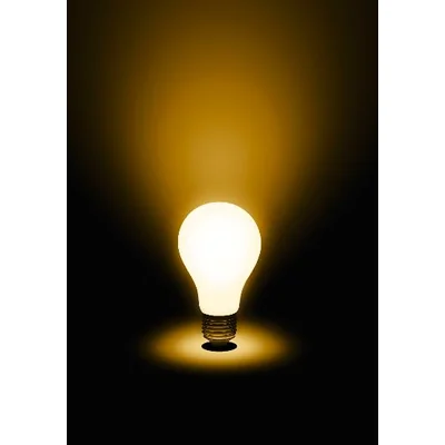 Bombilla LED decorativa 7W A60 2700K lechosa