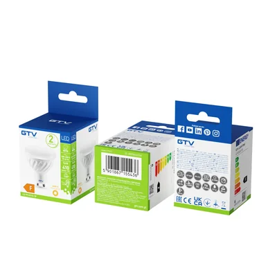 Bombilla LED GU10 6W 440lm 3000K