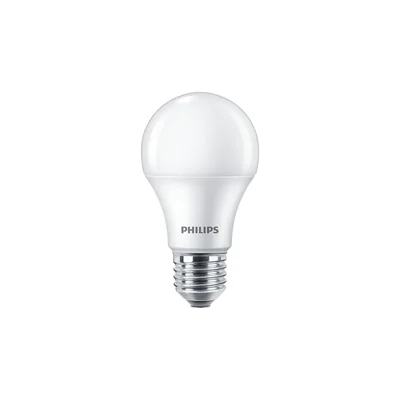 Bombilla LED Philips CorePro de 10 W, reemplazo de 75 W, 1055 lm, 4000 K, ND, 10-75 W, A60, E27, 840, plástico mate, 2 años de garantía.