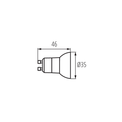 Bombilla LED Remi 2,2W GU10 4000K blanca