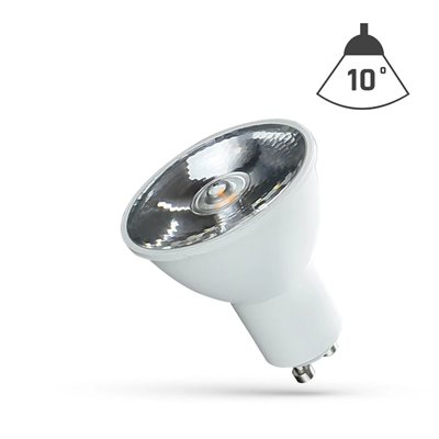 Bombilla LED SPECTRUM 6W 230V GU10 10 grados WW