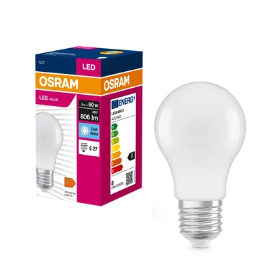 Bombilla LED VALOR 8.5W 806lm 4000K E27 NW