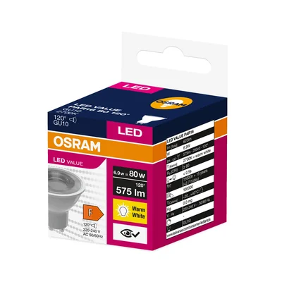 Bombilla LED VALOR PAR16 6,9W 575lm 2700K GU10 WW