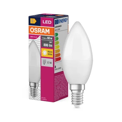 Bombilla LED VALUE CLASSIC B 7W 806lm 2700K E14 WW