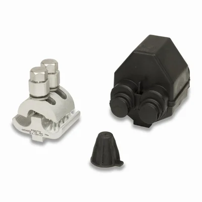 Borne à cisaillement unilatérale, perforation d'isolant en aluminium, 35-157 mm² nu / 50-157 mm² PAS + couvercle isolant SP16