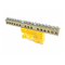 Borne de protection 15x4mm² jaune 10 pcs.