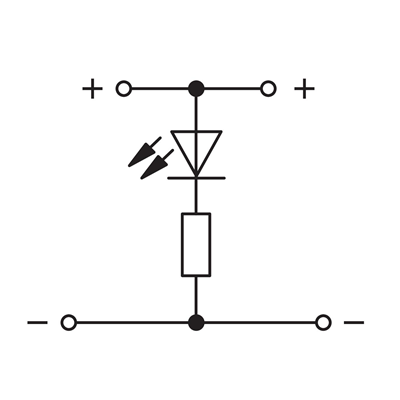 Bornier à diode double étage 2,5 mm²