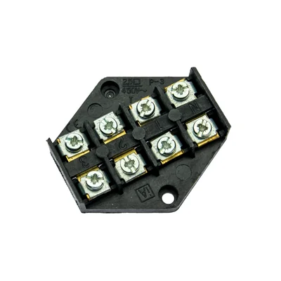 Bornier en forme de losange LZ, 4 x 2,5 mm², 24 A, 450 V, noir