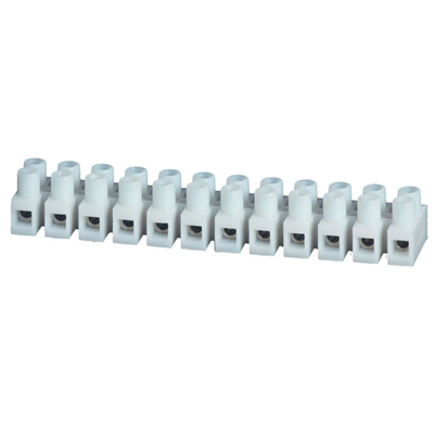 Bornier fileté thermoplastique 4mm2 12 pistes VDE 50 pcs.