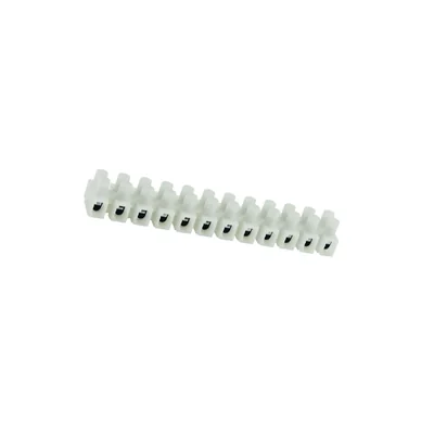 Bornier fileté thermoplastique avec rondelle 2.5mm2 12 pistes 50pcs.