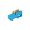 Bornier pour rail TH 5 modules 5 x 16mm² bleu
