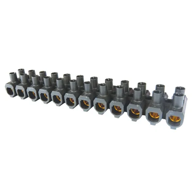 Bornier thermoplastique fileté 35 mm2 12 pistes 10 pcs.