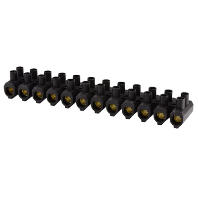 Bornier thermoplastique fileté 35 mm2 12 pistes 10 pcs.
