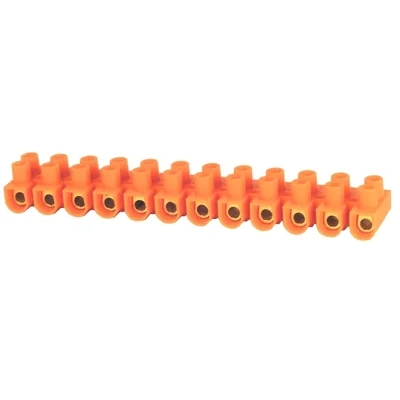 Bornier thermoplastique fileté 6mm2 12 voies